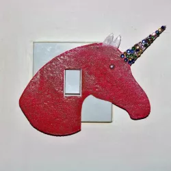 $1.00Unicorn Light switch cover