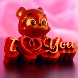 $2.00Valentine's Day Collection: "Bear Cup" + "I Love You"(Support free / Easy to print)
