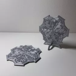 $2.29Spinning snowflake - table top