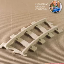$2.68Curved Track (No2) - Euroreprap Railroad System