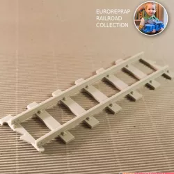 $2.68Straight Track - long (No1) - Euroreprap Railroad System