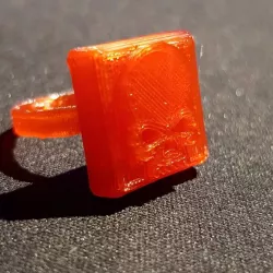 3D Printed Halloween Ring