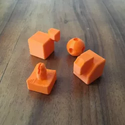 3d Printed Rubix's Cube