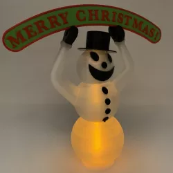 3D Printed Snowman Tea Light