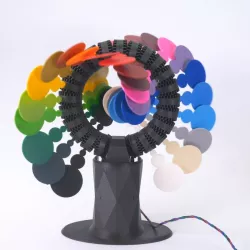 $6.00RAINBOW ROLLER-COASTER - KINETIC CIRCLE SCULPTURE
