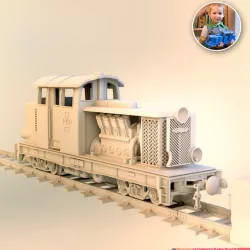 $6.91Diesel-01-C locomotive - LEGO/ERS compatibile, FDM 3D printable