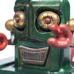 alfred the smiling vintage robot