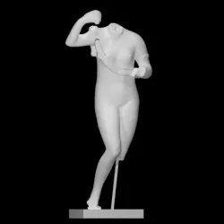 Aphrodite armed with a sword