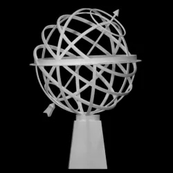 Armillary sphere sundial