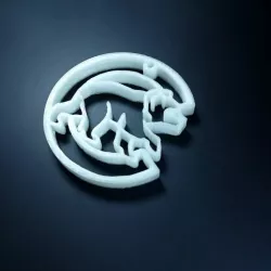 Bear Ear Rings and Pendant