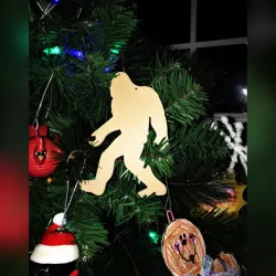 BigFoot Outline Ornament