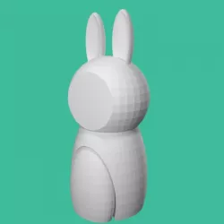 Buddy Bunny Example - Main Character from Buddyland (The Little Designer book from Dream Factory)