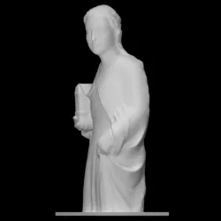 Bust of an Angel with a Book