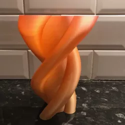 Candy twist vase east to print