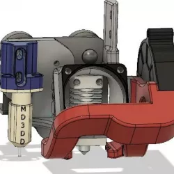 Creality stock hotend/ 5015 part cooling + EZABL/ BLTouch
