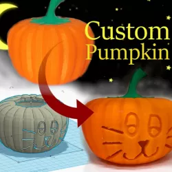 Custom Halloween Pumpkin