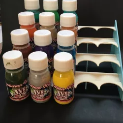 Customizable Rack for Color Bottles