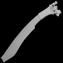 Dagger with carved finial