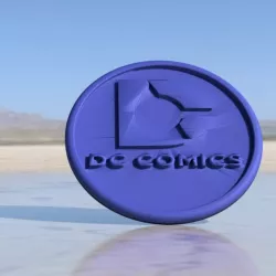 DC comics coaster