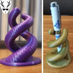 Double Helix Pen Holder