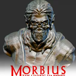 "Dr. Michael Morbius, the Living Vampire" - Support free Bust from Marvel Comics (easy to print)