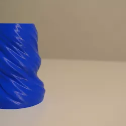 Draped vase
