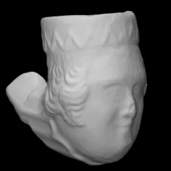 Figural Smoking Pipe Bowl