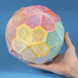 Folding Pentagonal Hexacontahedron Puzzle