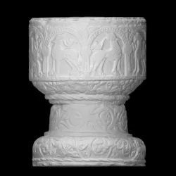 Font made of Sandstone