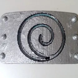 Forehead Protector with the Uzumaki clan symbol