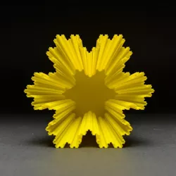 Fractal Snowflake Vase