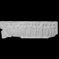 Front relief from a sarcophagus