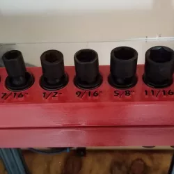 Harbor Freight Swivel Socket set, Tray - Standard