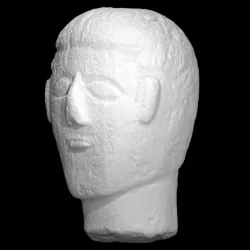 Head of Ba statue