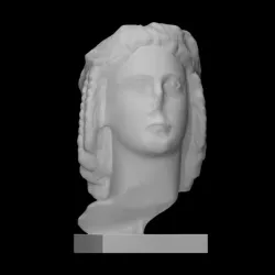 Head of wreathed youth