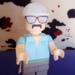 HELMET WORKER LEGO GIANT (VILLAGE PEOPLE)