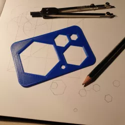 Hexagon Drawer Template