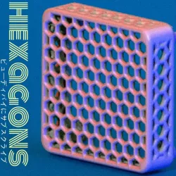 Hexagonal 40mm fan grill