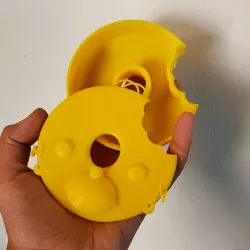 Homer Simpson donut head