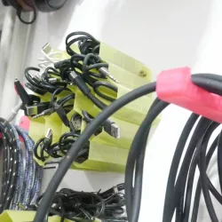 Honeycomb Cable Organizer (USB, audio, RCA)
