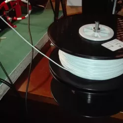 horizontal spool holder - spool recycle