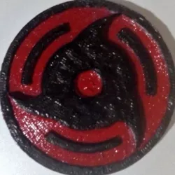 Itachi's mangekyo sharingan for Keychain or Pendant
