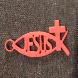 Jesus Fish Cross