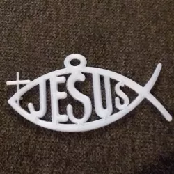 Jesus Fish Key Chain