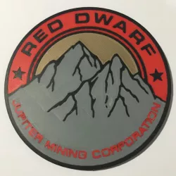 JMC Red Dwarf Patch Coaster