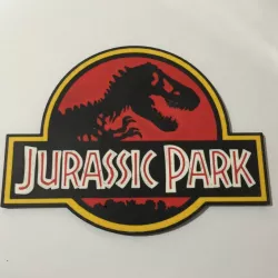 Jurassic Park Logo Coaster