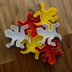 Lizard Tessellation Box (with apologies to M.C. Escher!)
