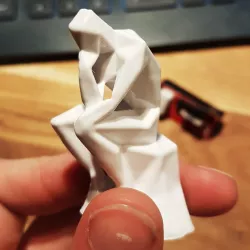 Lowest poly The Thinker