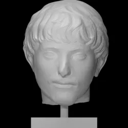 Marble portrait of a man
