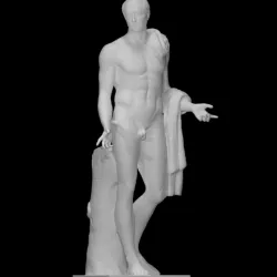 Marcus Nonius Balbus represented as a hero